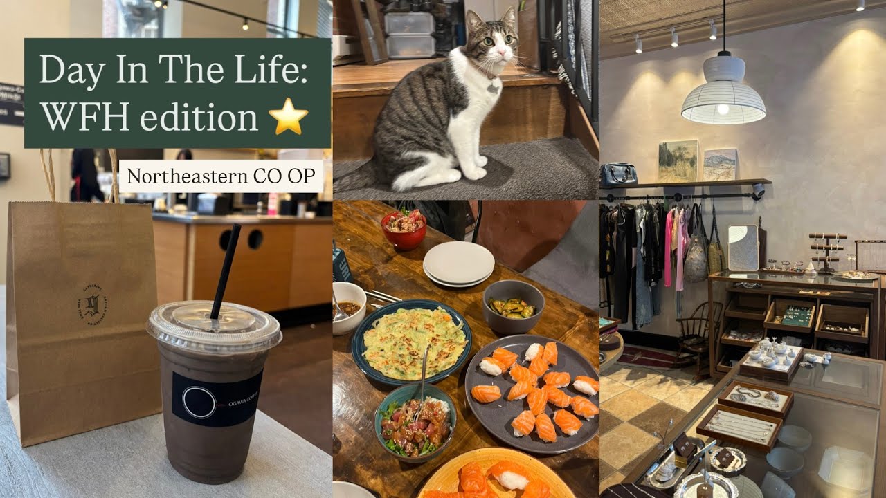 Day in the life of a Northeastern co-op | WFH Edition