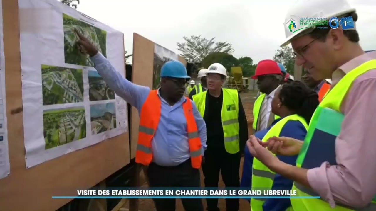 Visite des établissements en chantier dans le Grand Libreville