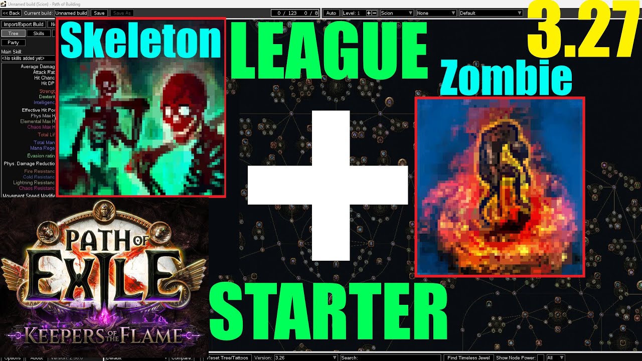 【Path of Exile 3.27】Руководство по сборке для лиги зомби и скелетов Necromancer 4 Keepers League ...