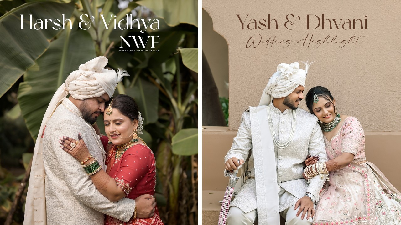 Harsh & Vidhya || Yash & Dhvani || Wedding Highlight || Nimantran Wedding films || Modasa