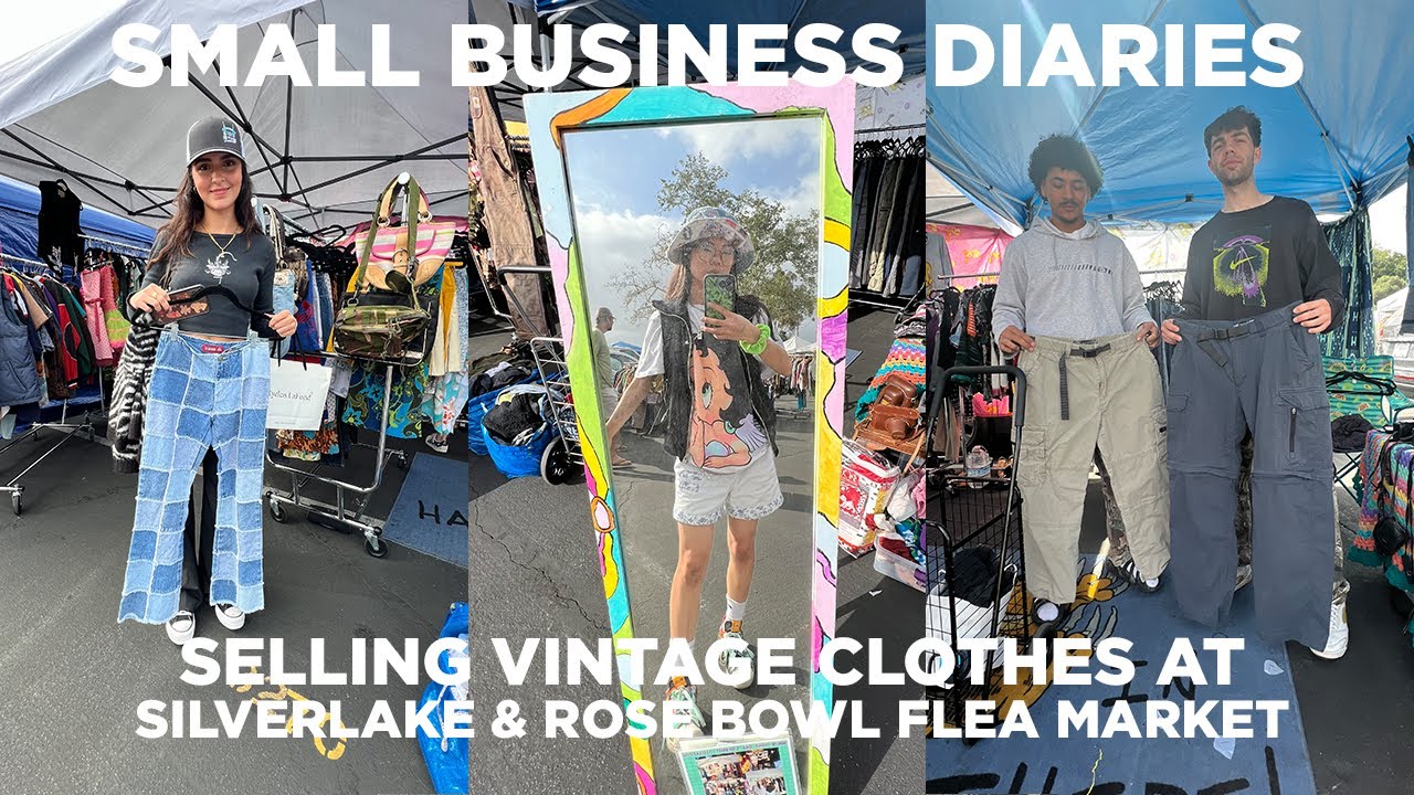VENDING at Silverlake Flea + Rose Bowl Flea Market! + flea market haul!