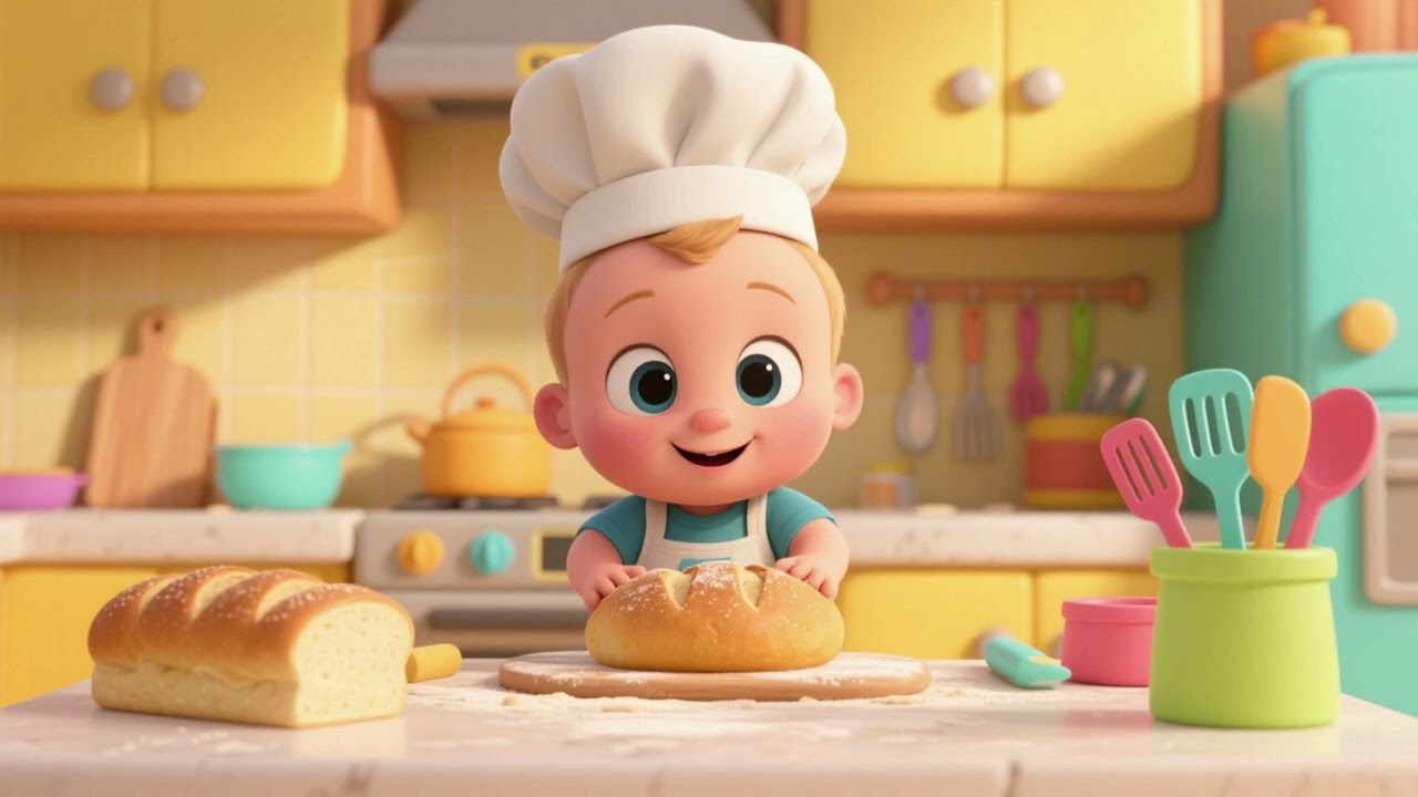 🍪👶✨ Pan de jengibre horneado de Baby John | Canciones infantiles y rimas 🎵🎄