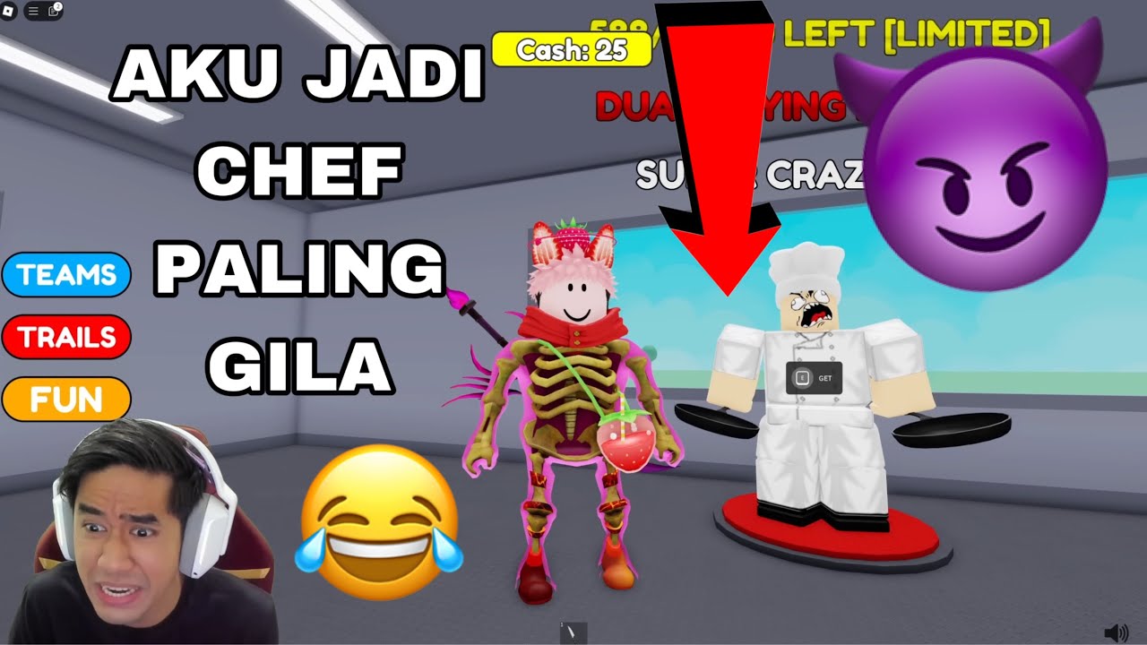 AKU JADI CHEF PALING GILA 😂😈