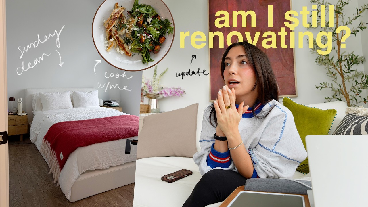 day at home vlog: cleaning, cooking & the house renovation update&hellip;