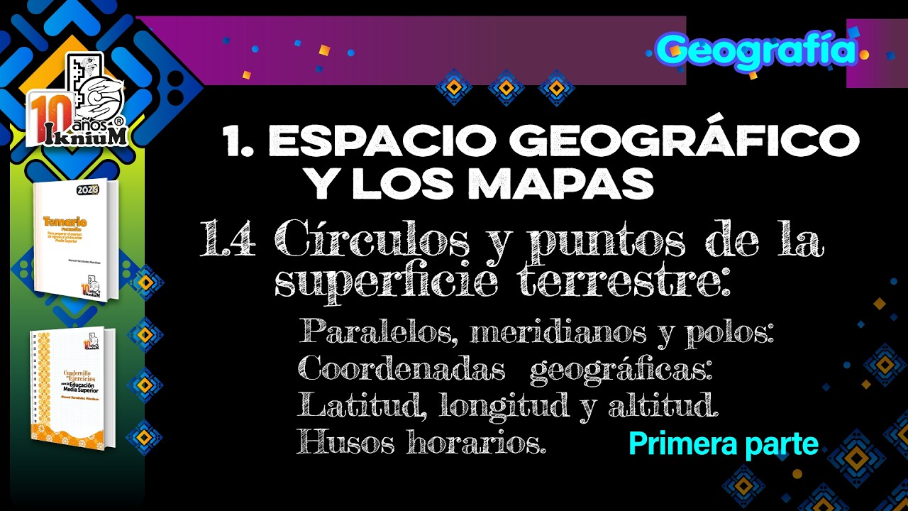Geograf&iacute;a - Tema 1.4 - IkniuM Media Superior