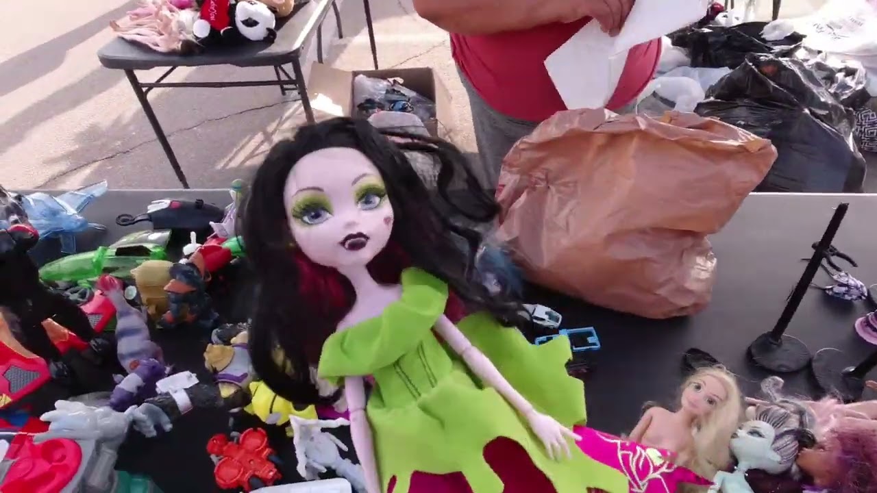 ENCONTRÉ MONSTER HIGH FIGURAS COLECCIONABLES EN TIANGUIS SWAPMEET 🇱🇷🤑😎 ARDAN ARDILLAS