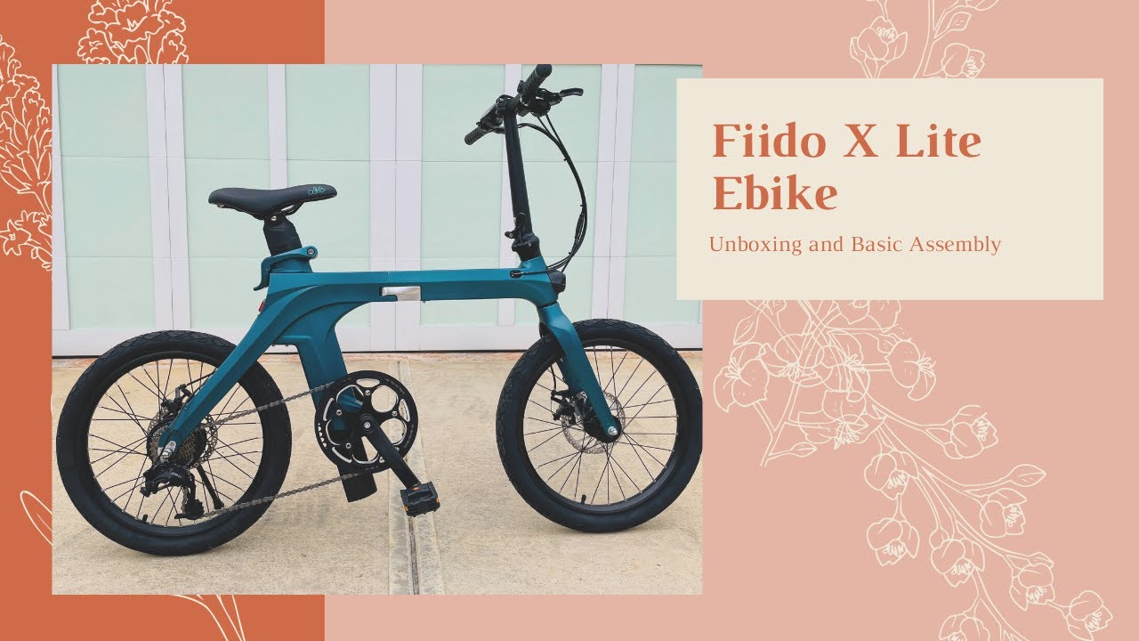 Fiido X lite ebike unboxing & basic assembly