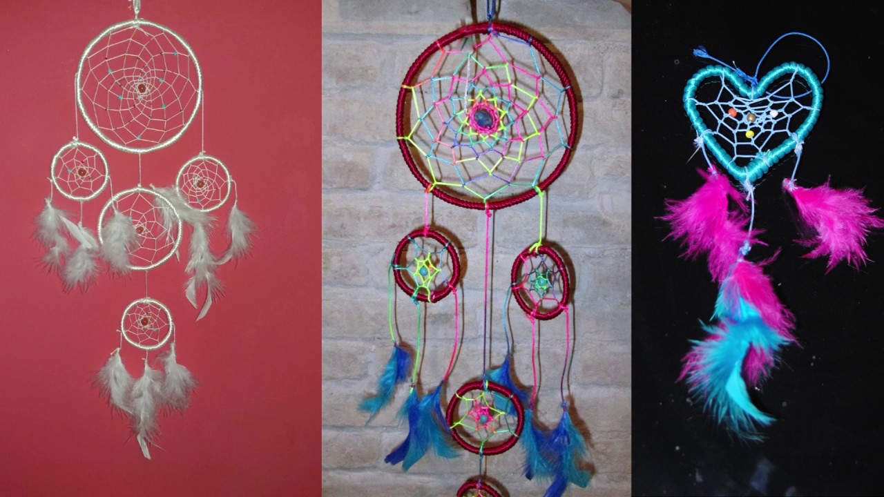 Como hacer un atrapasueños/How to make a dreamcatcher/ DIY