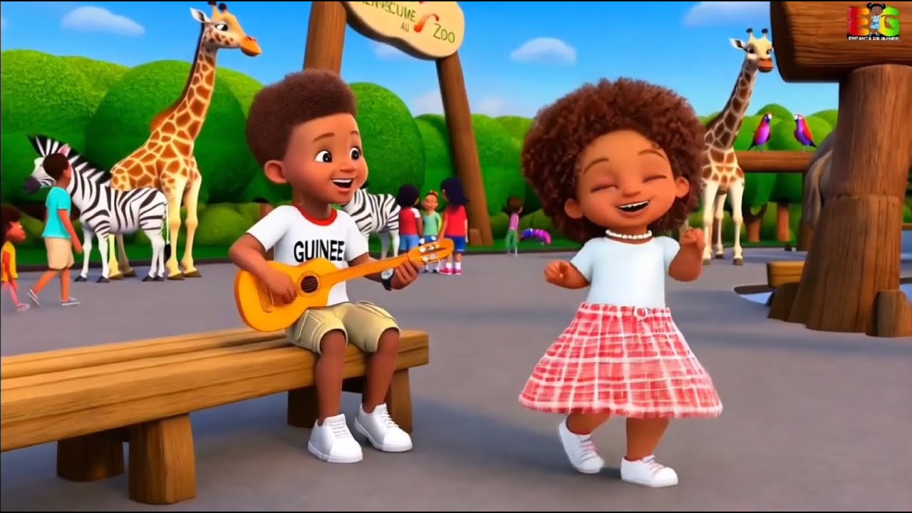 Comptine de Janvier - Enfants de Guinée (Comptine pour enfants)