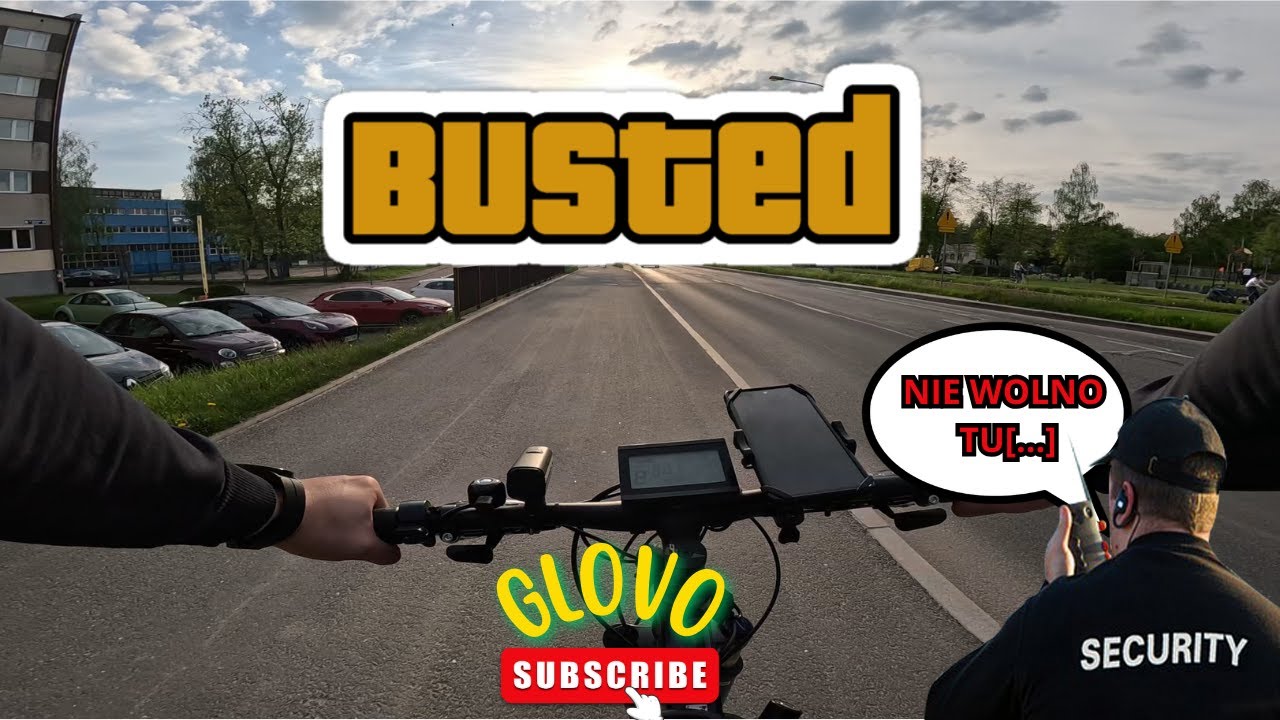 GLOVO - 😨OCHRONA MNIE DRAPNĘŁA😨