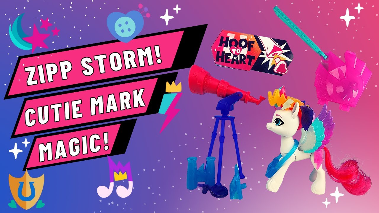 Zipp is out to discover! My Little Pony Make Your Mark Cutie Mark Magic Zipp Storm!