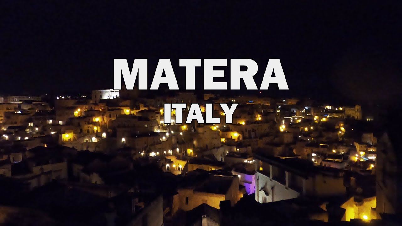 Matera, Italy - New Year’s Eve Walking at Night