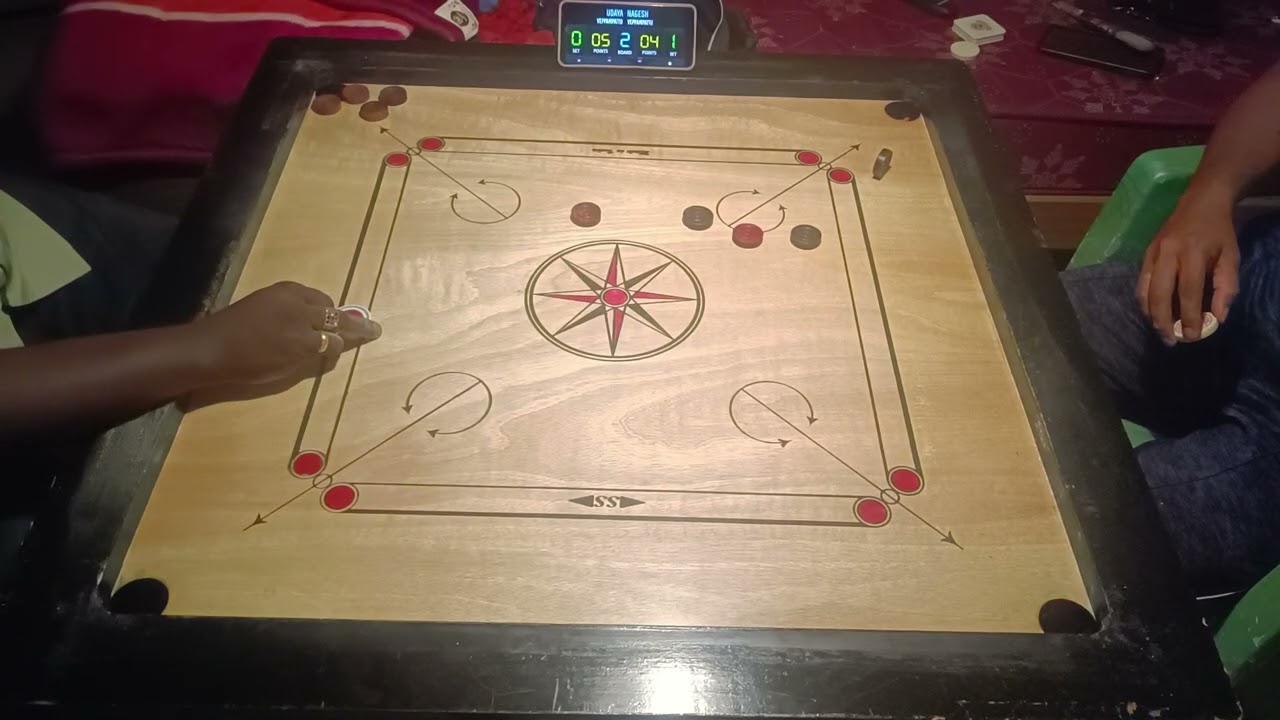 CARROM GAME 02 UDAYA VS NAGESH