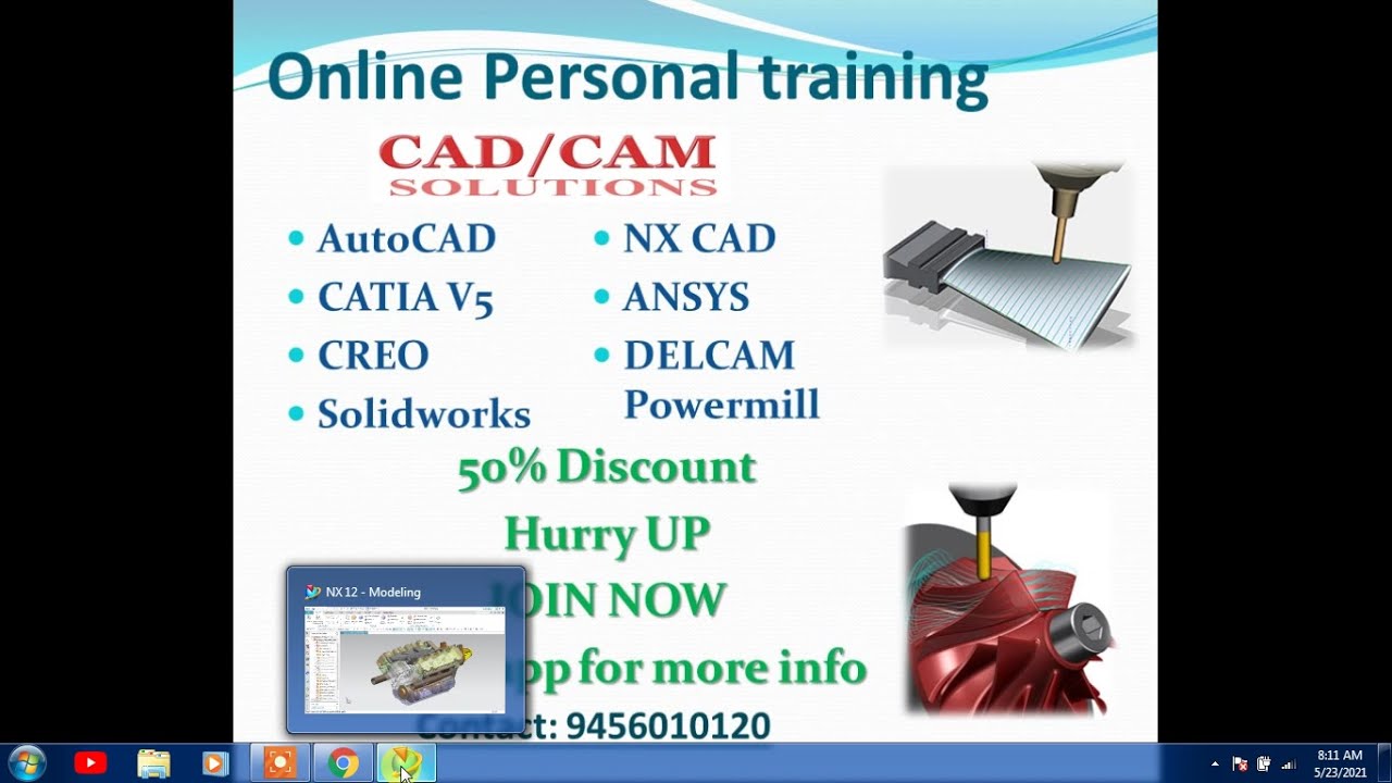 #NX CAM # New Tutorial #Online Training