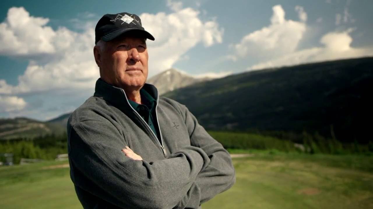 Golf Channel's Rich Lerner interviews Tom Weiskopf at Yellowstone Club