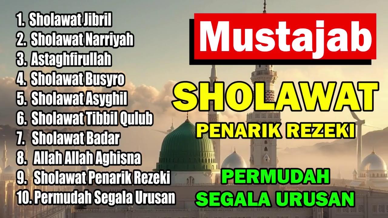 🔴 LIVE Sholawat Pembuka Pintu Rezeki Saat Usaha Sepi dan Hati Putus Asa