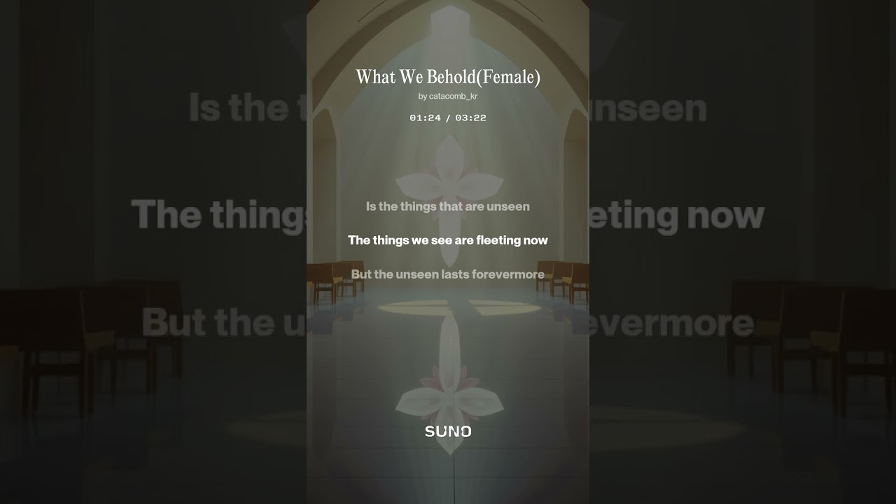 [예배의 향기] What We Behold(Female 우리가 보는 것)