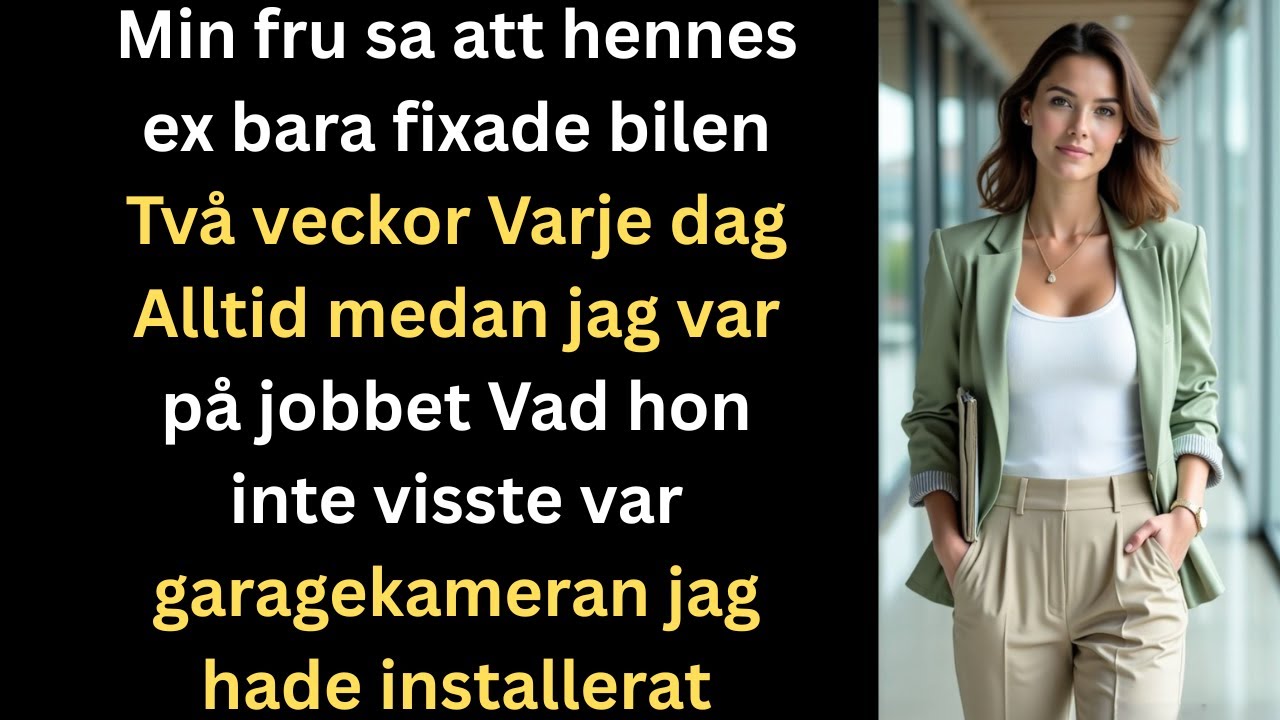Min fru sa att hennes ex bara hjälpte med bilen  han var där varje dag i två veckor