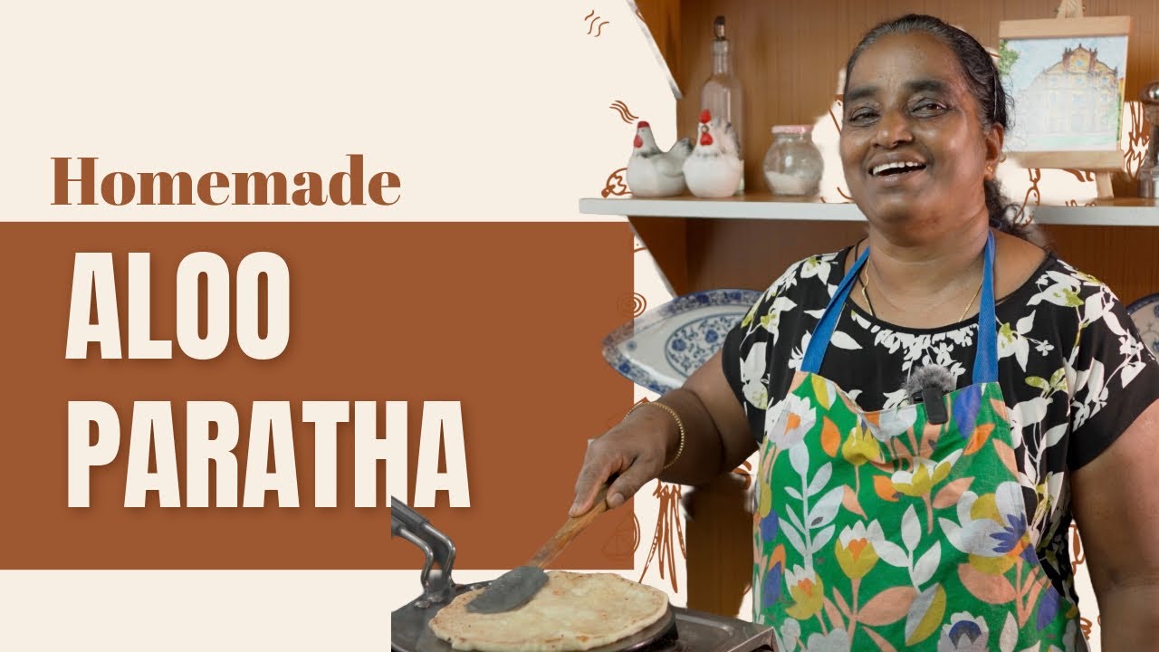 Мама из Гоа готовит лучшую алу паратху 🥔 🫓 | Домашняя алу паратха | Мария готовит в Гоа