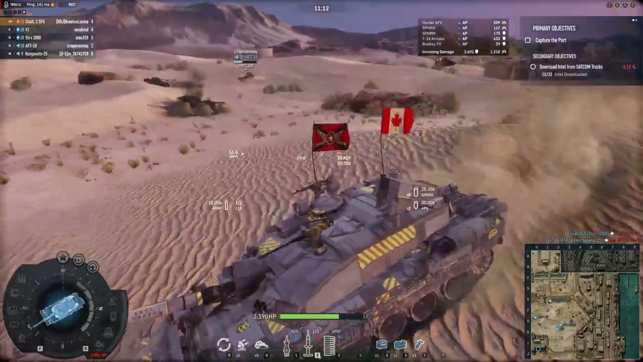 Armored Warfare EP 124 Challenger 2 Streetfighter II