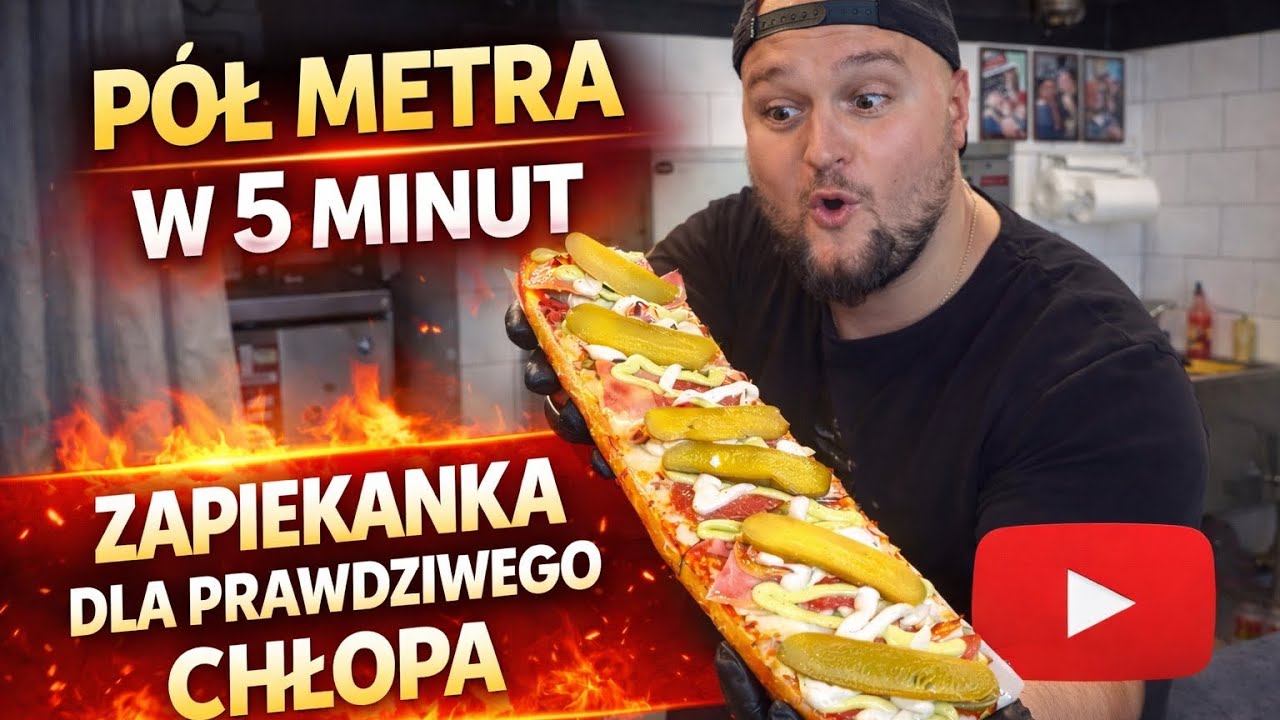 ZAPIEKANKA PÓŁ METRA W 5 MINUT! DLA PRAWDZIWEGO CHŁOPA