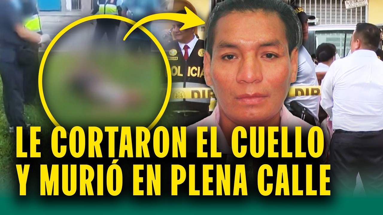 Asesinan a 'Payasito' de un corte en el cuello tras una pelea en Lima