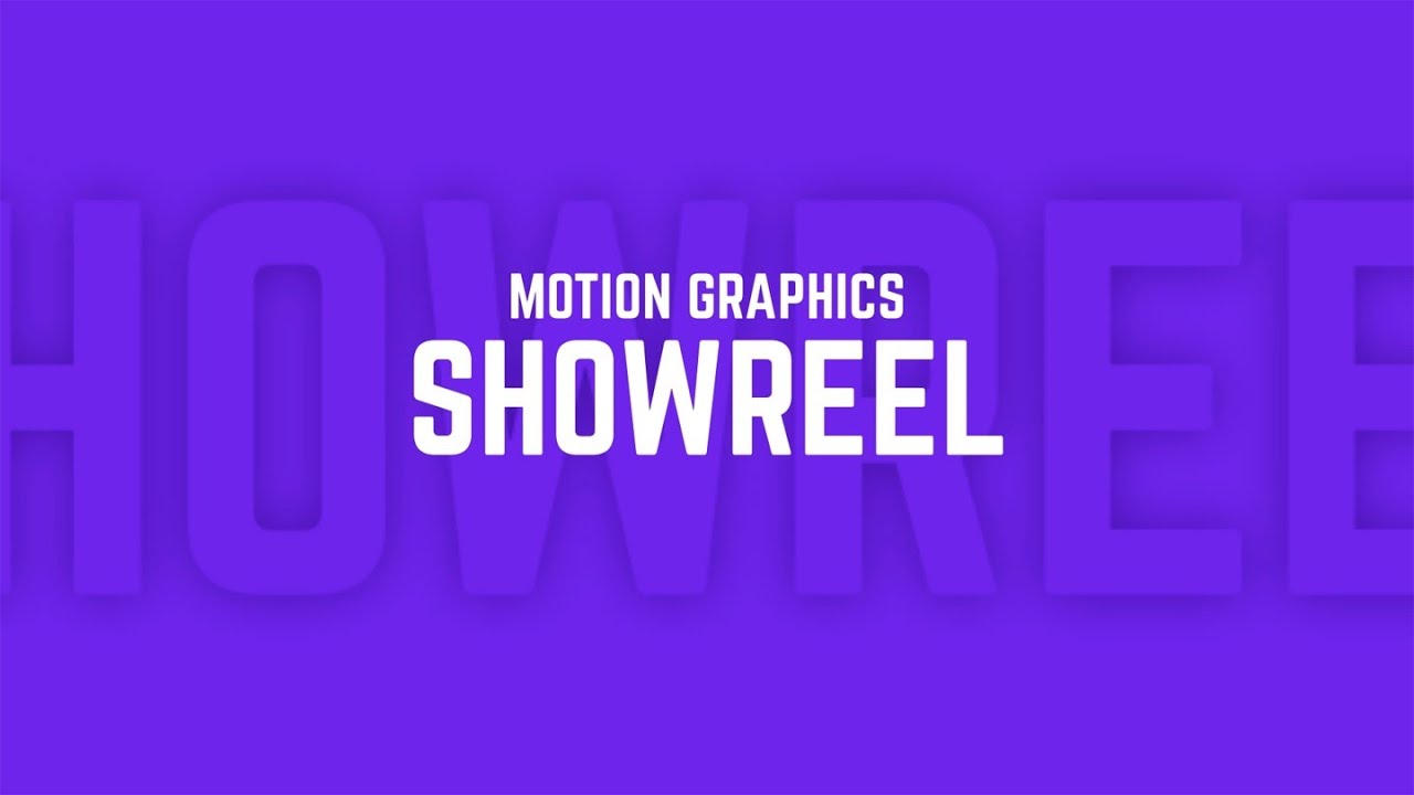Motion Graphics Showreel | After Effects