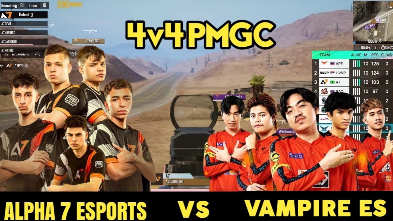 Alpha7 Vs Vampire Esports Fight in PMGC 2022 | A7 Carrilho Destroy VPE in PMGC 2022