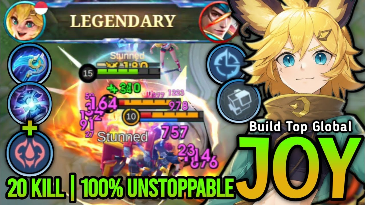 100% UNSTOPPABLE!! Lifesteal Build Joy 2026! - Joy Gameplay Exp Lane ~ Mobile Legends