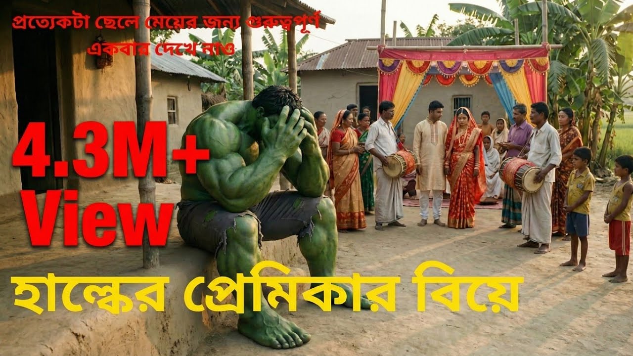 হাল্কের প্রেমিকার বিয়ে হয়ে গেল।প্রত্যেকটা ছেলে মেয়ের এই ভিডিওটা দেখা উচিত 