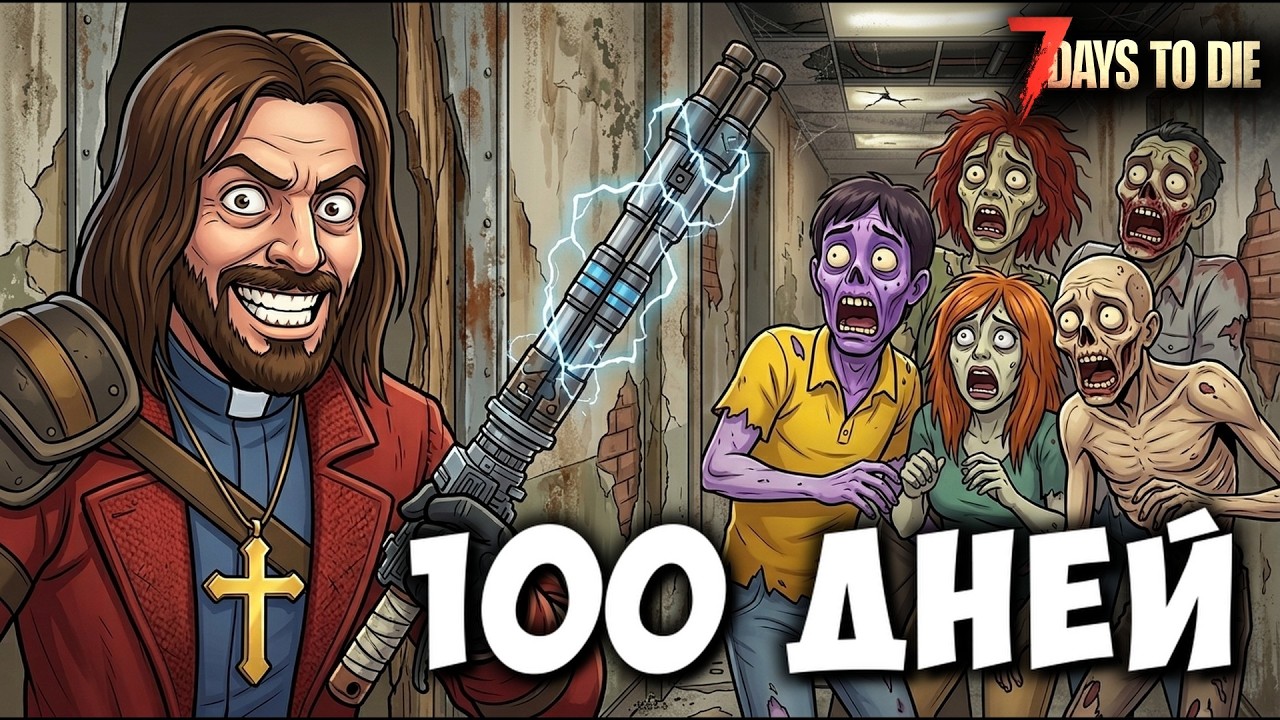 100 ДНЕЙ ХАРДКОРА В 7 DAYS TO DIE v3.0: 10 000 УБИЙСТВ БЕЗ СМЕРТЕЙ! Мой самый масштабный проект