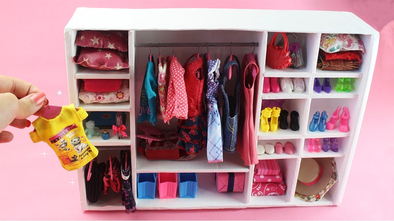 Como fazer: Mini Closet para sua Barbie, Monster High ou outras!