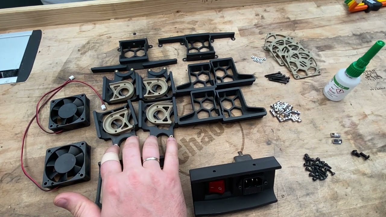 Voron 2.4 Aufbau #21 Skirts anbringen