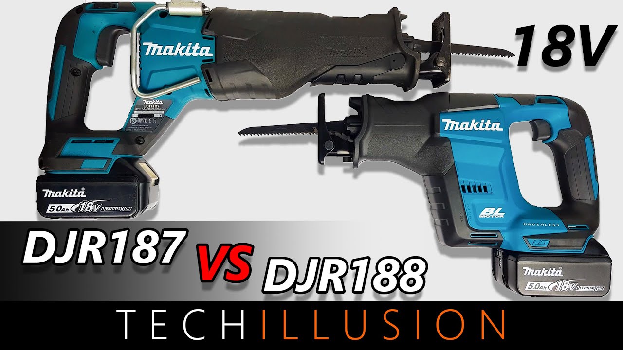🔥WELCHE IST BESSER?! Reciprosäge DJR187 vs DJR188 - Recipro / Fuchsschwanzsägen - Vergleichstest