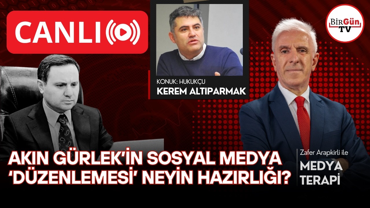 #CANLI I Akın Gürlek'in sosyal medya 