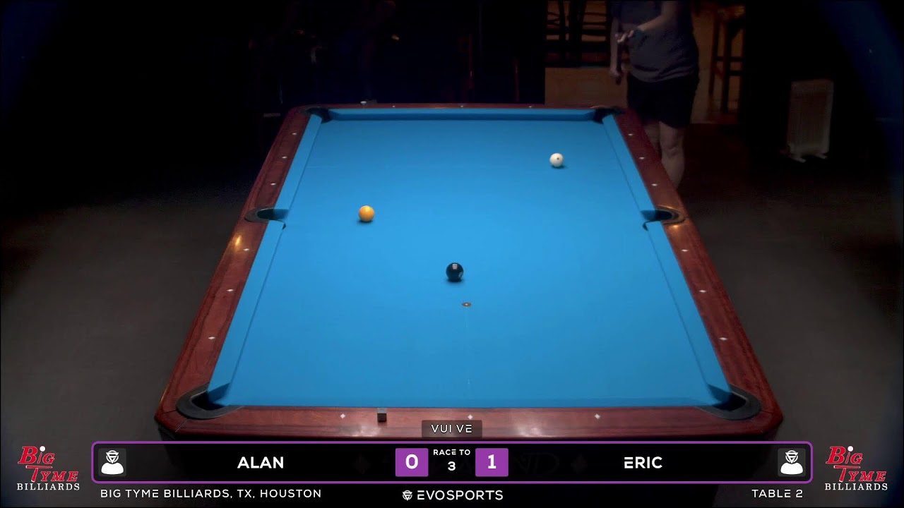 ALAN vs ERIC - BIG TYME BILLIARDS - TABLE 2 | EvoSports