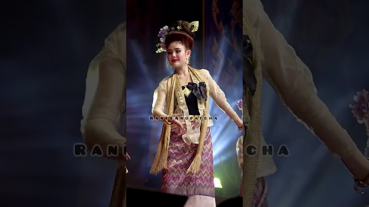 นางเอกตาสระอิ น้องปอยลูกท่าเรือ ร่วมรำโชว์ เบิกโรงพม่า 🥰 สวยงาม น้องรำสวย
