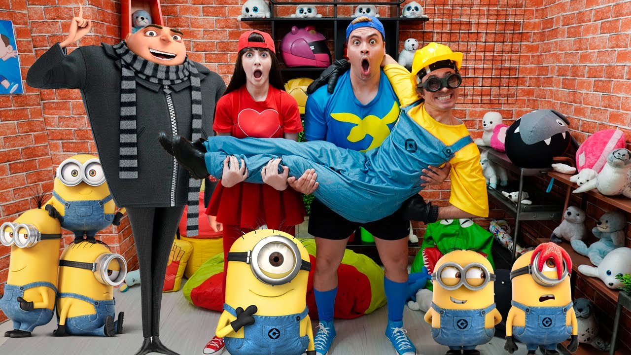 OS AVENTUREIROS SALVARAM OS MINIONS - MISSÃO SECRETA DO GRU