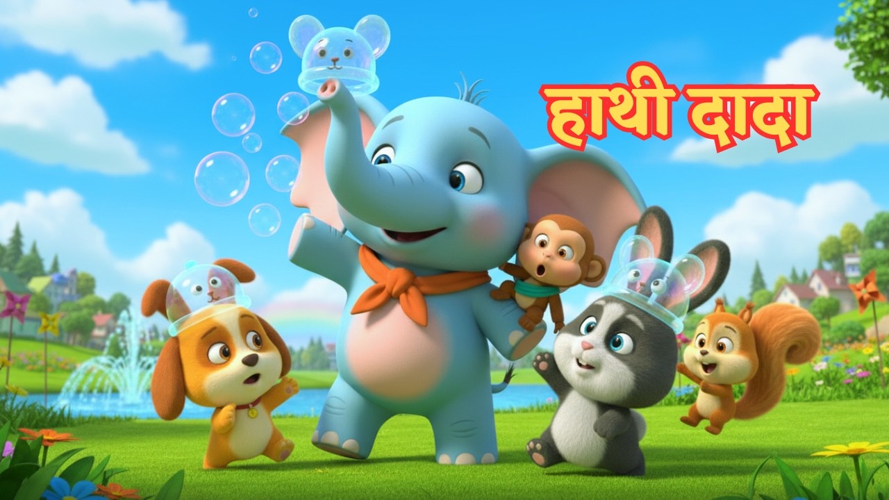 Hathi Dada Hathi Dada | Hindi Rhymes | हाथी दादा हाथी दादा | Hindi Nursery Rhymes | Poems Hindi