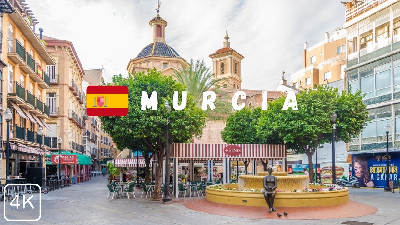 Walking in 🇪🇸 Murcia (Spain). 4K.
