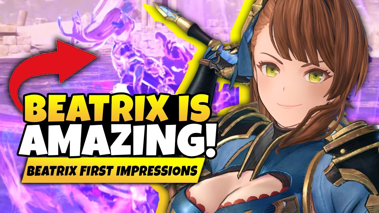 Я попробовала Беатрикс в начале игры! Всё, что нужно знать о Беатрикс в DLC Granblue Fantasy Relink.