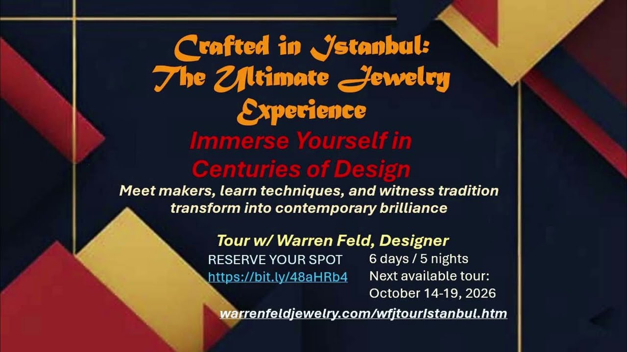 CRAFTED IN ISTANBUL: The Ultimate Jewelry Tour Experience