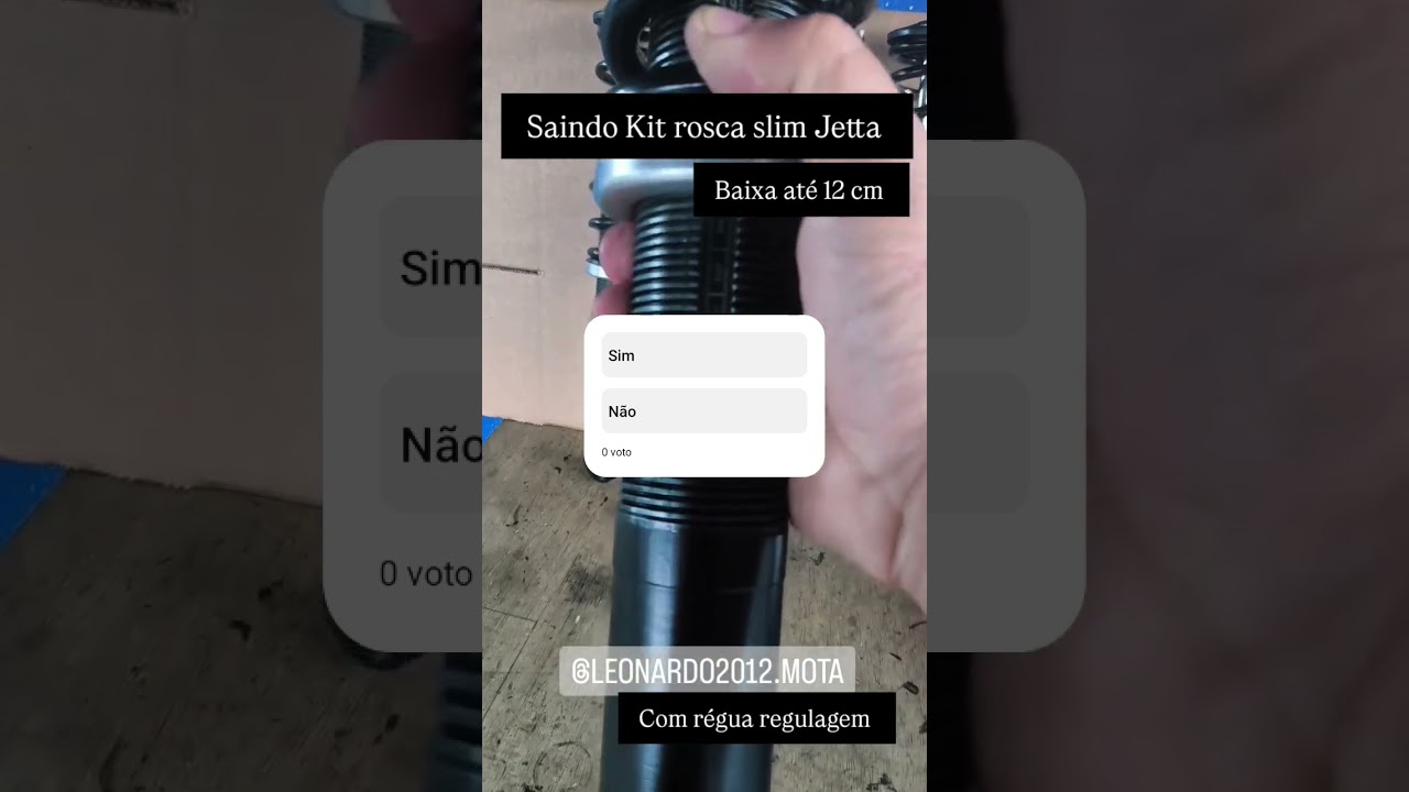 kit rosca slim com r&eacute;gua regulagem