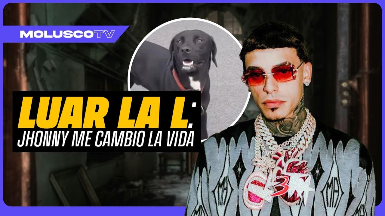 Luar la L cuenta en lágrimas, todo lo que paso con su perro Jhonny: 
