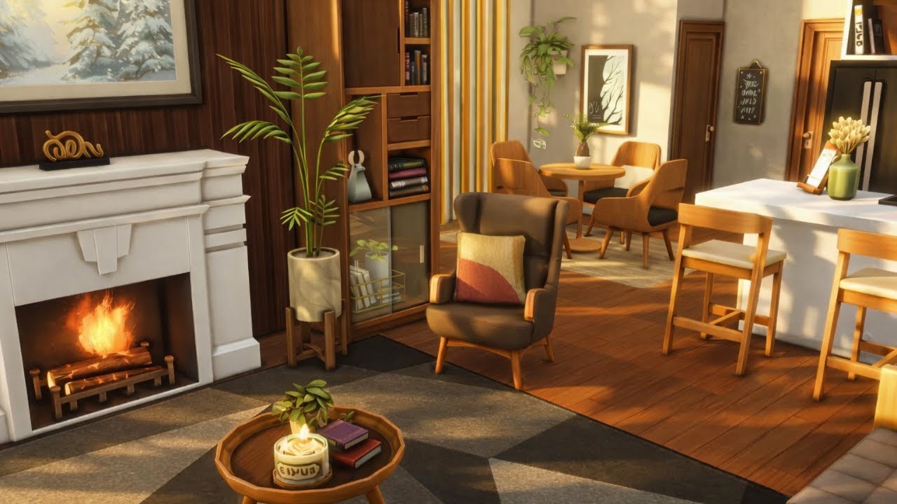 Small Modern Apartment 🏙️ The Sims 4 Speed Build | No CC