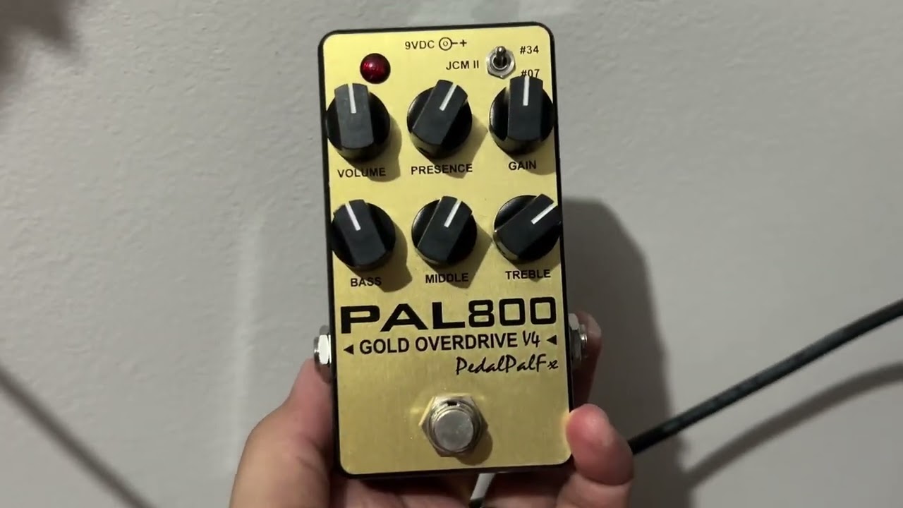 THAT Slash sound: PedalPalFx's PAL800 Golden Overdrive V4