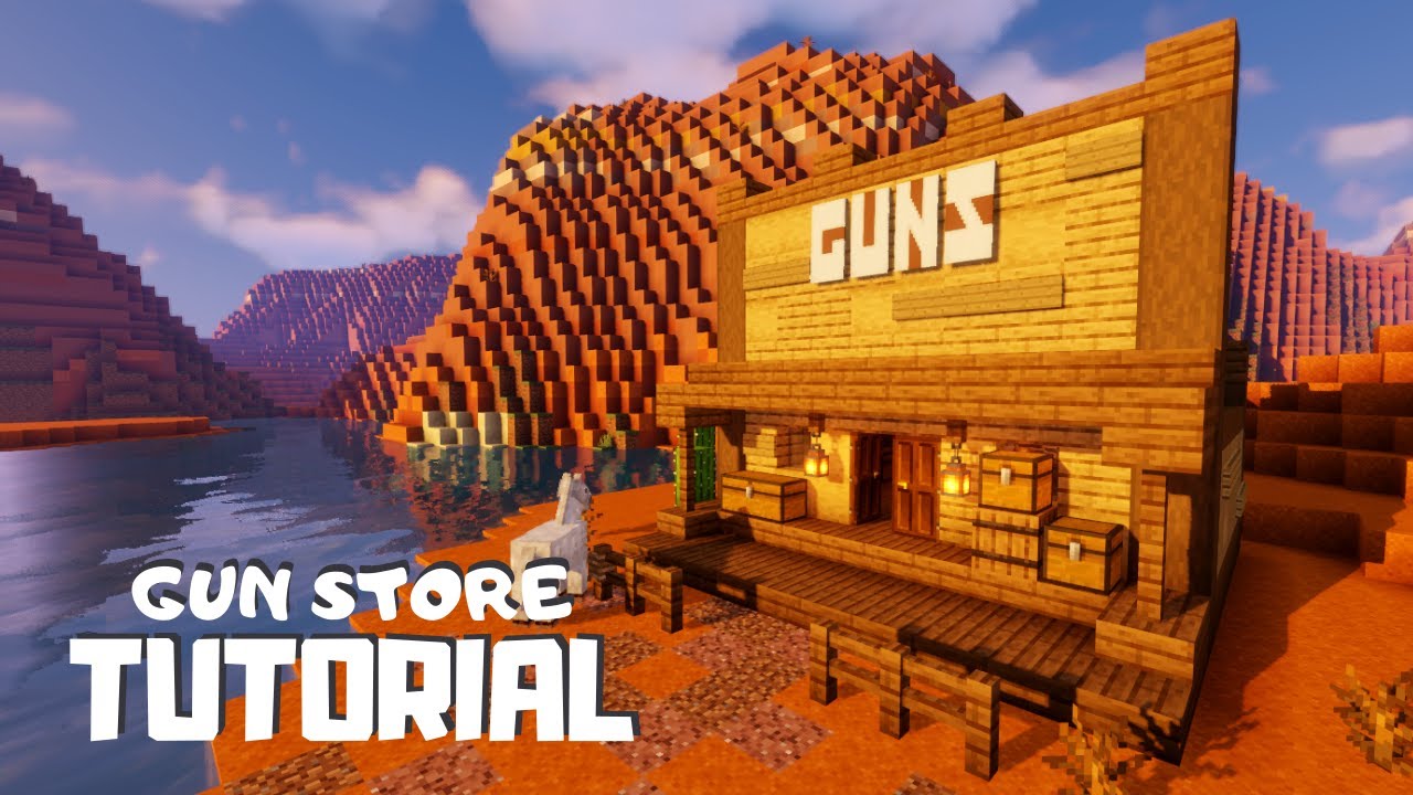 Minecraft: как построить оружейный магазин в стиле Дикого Запада (урок)