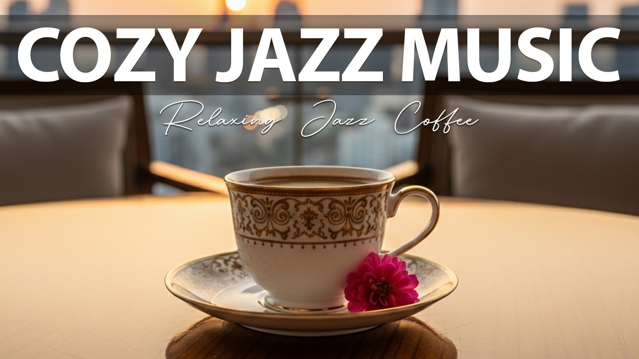 Cozy Jazz Music ☕ Relaxing Jazz Coffee & Smooth Jazz Music for Upbeat Mood