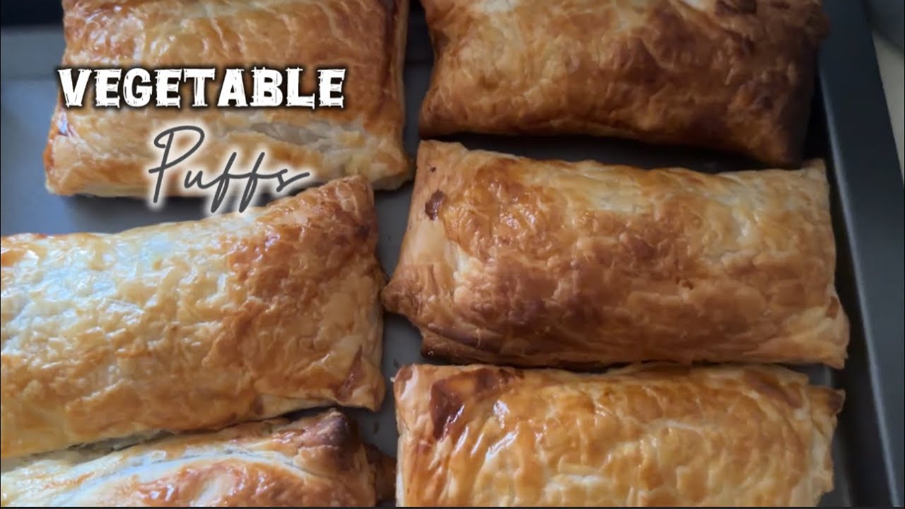 Veg Puff Recipe | Crispy Bakery Style Vegetable Puff | Easy Ramadan Snack