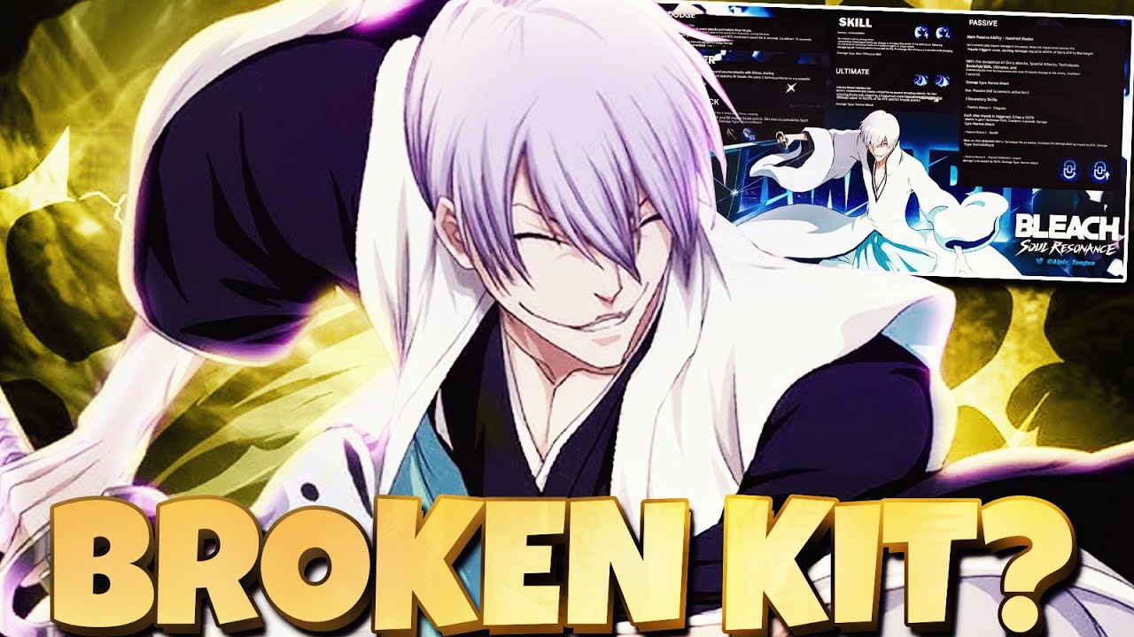IS GIN THE NEXT BEST DPS FOR THRUST ? HIS KIT LOOKS BROKEN BROKEN - Bleach Soul Resonance